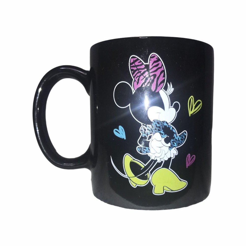 Walt Disney Minnie Mouse Black Coffee Mug